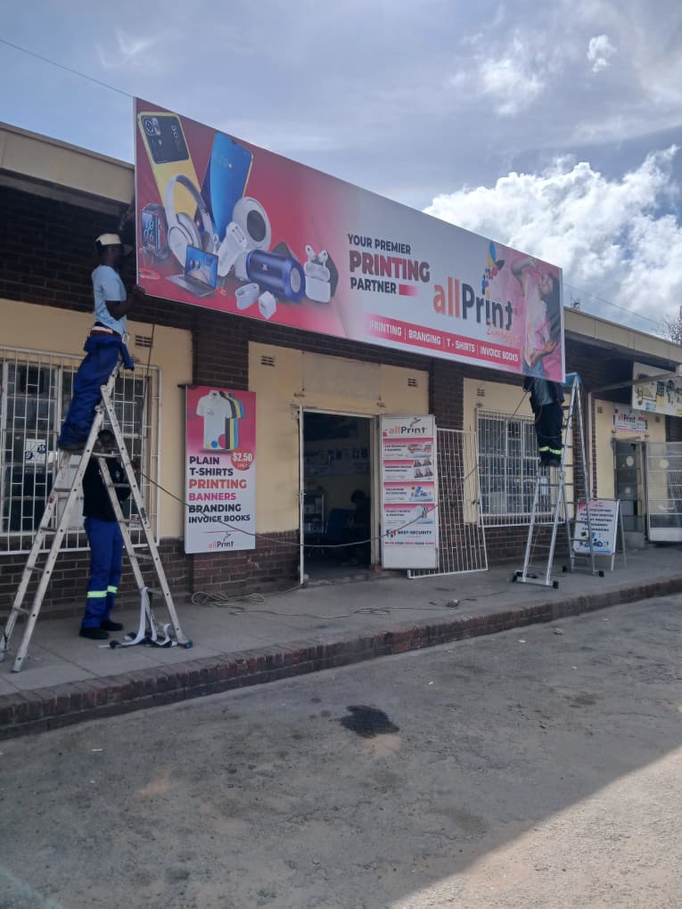 AllPrint premier printing partner signage